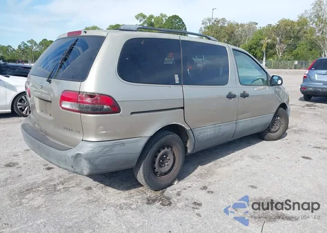2001 Toyota Sienna Le from USA, damaged, VIN 4T3ZF13C91U383581